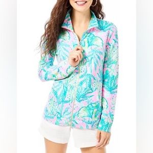 NWT! Lilly Pulitzer Betsey Zip Up Size XL